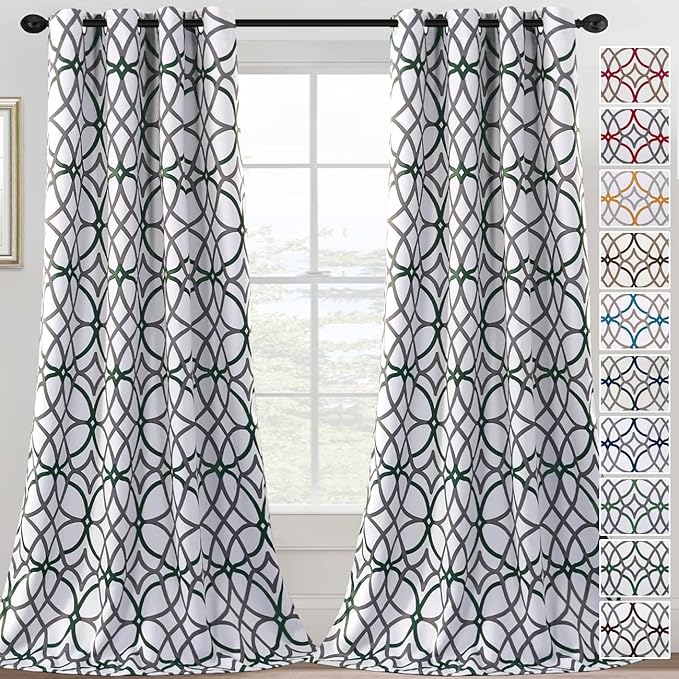 H.VERSAILTEX Blackout Curtains 108 inch Length 2 Panels Set Thermal Curtains & by HVERSAILTEX