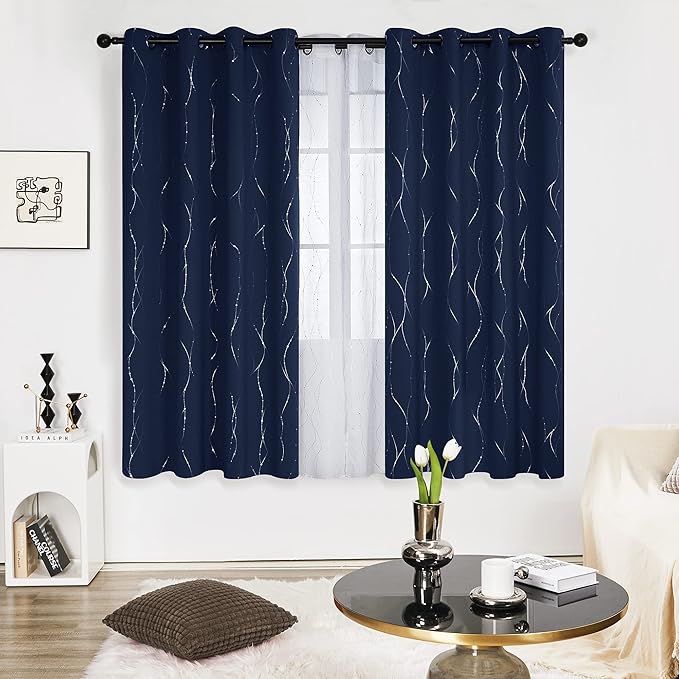 Deconovo Blackout Curtains, Thermal Insulated Noise‑Reducing Grommet Drapes - Image 2