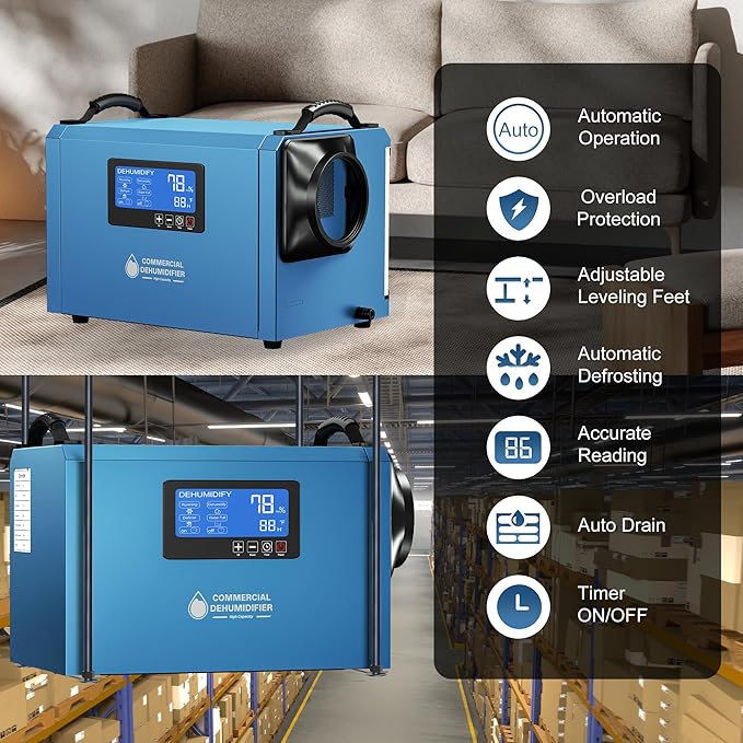 145 Pints Commercial Dehumidifier - Image 6