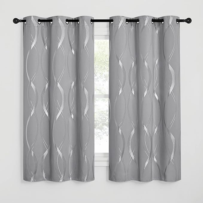 NICETOWN Kitchen Blackout Curtain Panels, Window Treatment Thermal Insulated - Image 2