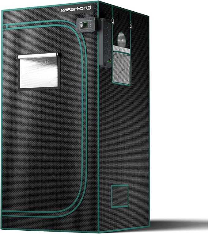MARS HYDRO Grow Tent 90 x 90 x 180 cm, Indoor Grow Tent, Reflective Mylar Grow by MARSHYDRO
