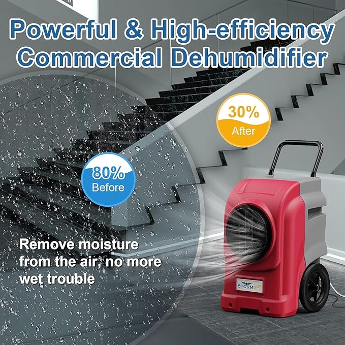 ALORAIR 270 Pints Commercial Dehumidifier - Image 4