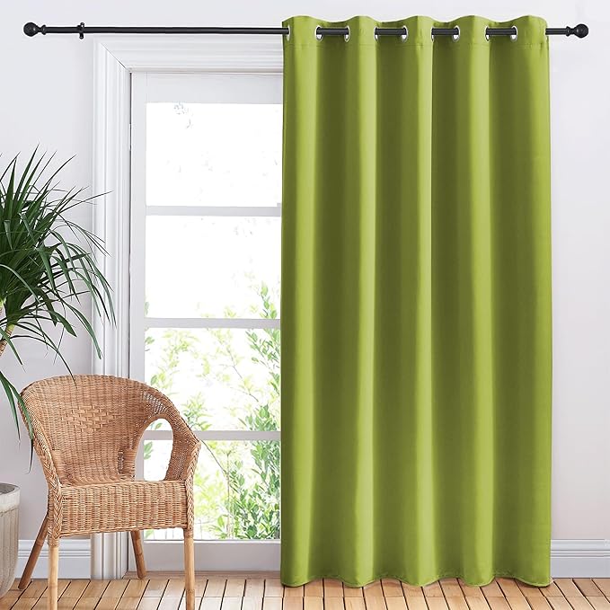 NICETOWN Bedroom Blackout Curtain Panel, 1 Panel, 70 x 84 inch, Fresh Green by NICETOWN