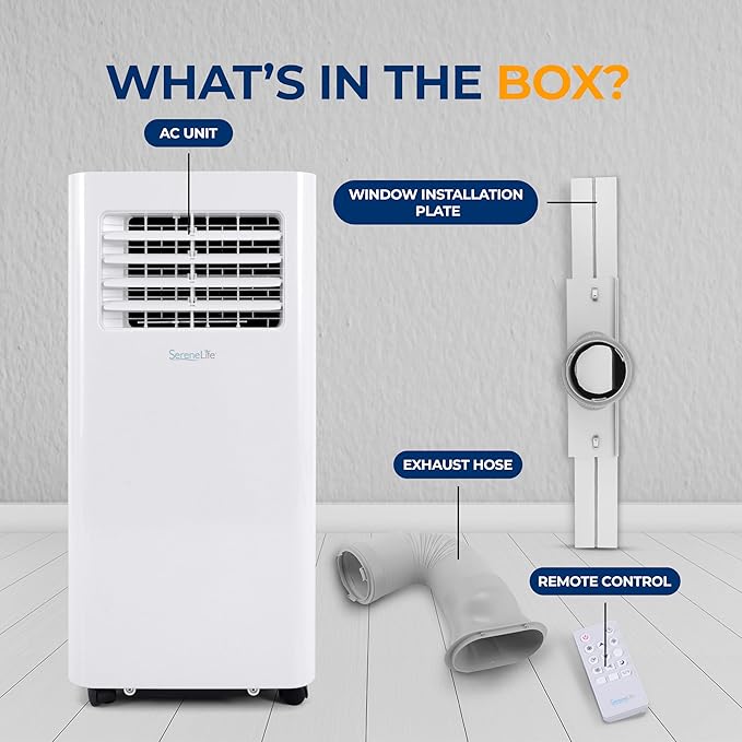 SereneLife Small Air Conditioner Portable 10, 000 BTU - Image 7
