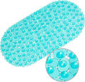WELTRXE Pebbles Bath Mat Oval Non-Slip Bathtub Mat by WELTRXE
