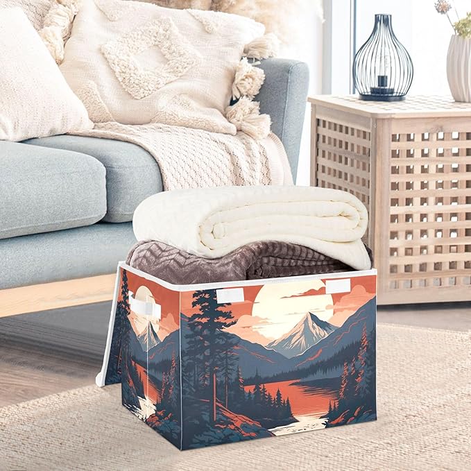 xigua Mountains Trees Storage Bins - Image 5