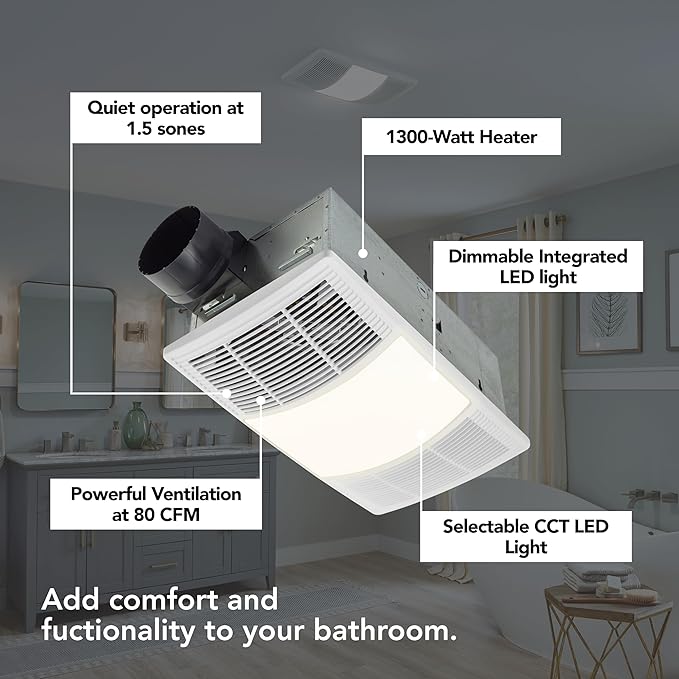 Broan-NuTone Bathroom Exhaust Fan - Image 2