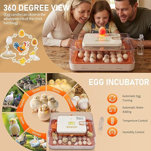 Winado Incubators for Hatching Eggs, 56 Egg Incubator - Image 9