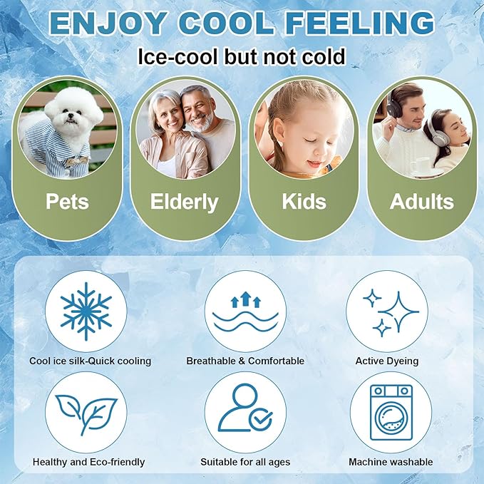 OTOB Cooling Dog Couch Cover Ice Silk Fiber, Washable & Non Slip Sofa - Image 5
