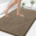 Smiry Luxury Chenille Bathroom Rugs 44x32, Extra Soft and Absorbent Shaggy Bath by Smiry