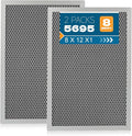 2-Packs 5695 Washable MERV 8 Dehumidifier Filter 8x12x1 Compatible by Qinlov