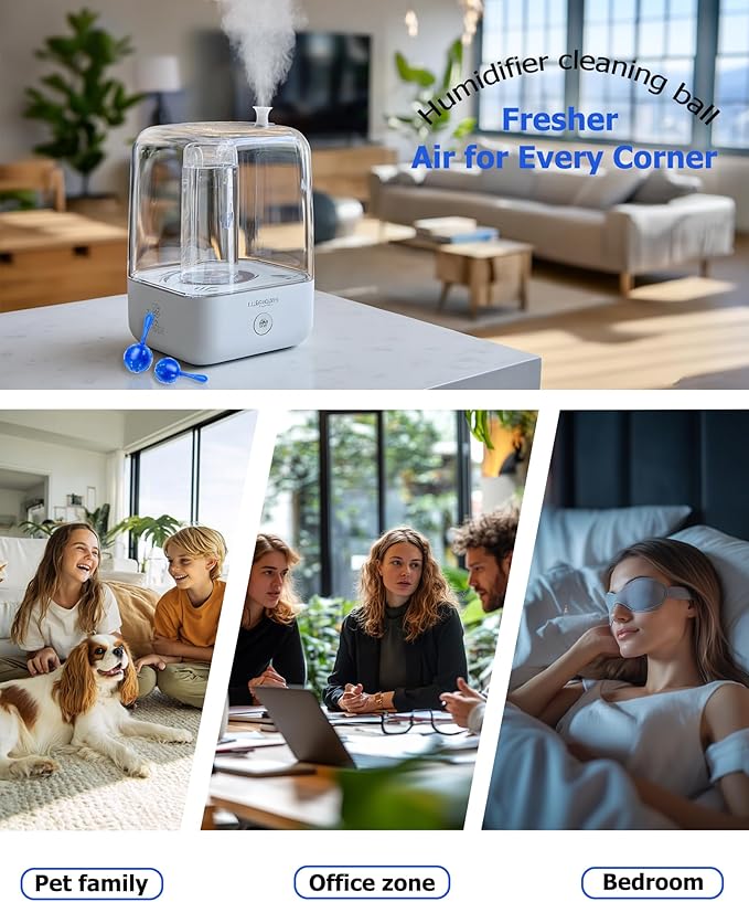 ZhenD 16 Pack Humidifier Cleaner Anti-Scale Balls: Stop White Dust, Extend - Image 6
