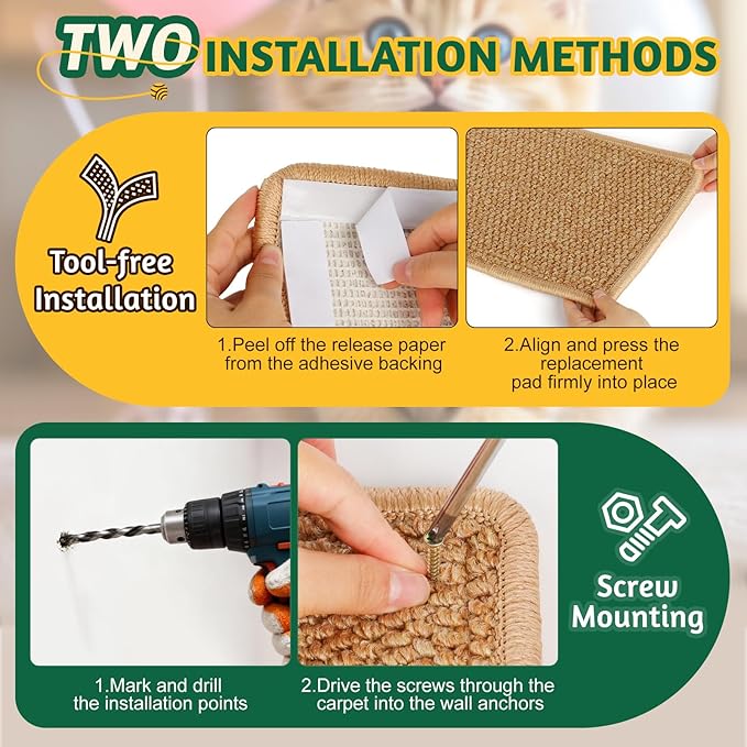 Corner Cat Scratcher | Cat Scratchers Wall Mounted - Image 6