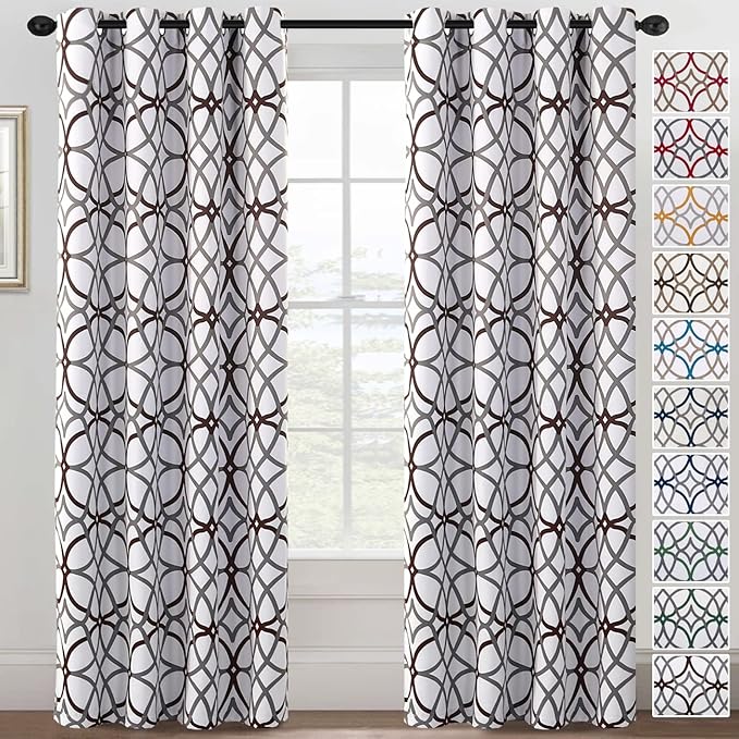 H.VERSAILTEX Blackout Curtains 84 inch Length 2 Panels Set Thermal Curtains & by HVERSAILTEX