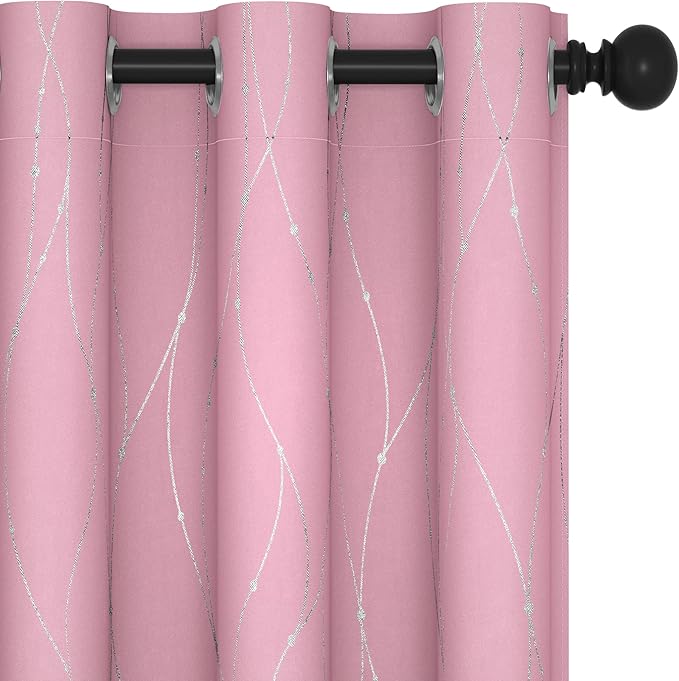 Deconovo Short Blackout Curtain, Thermal Insulated Soundproof Grommet Drapes by Deconovo