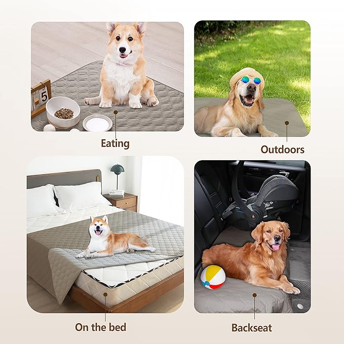 gogobunny 100% Double Sided Waterproof Dog Blanket Soft Pet Bed Cover - Image 2