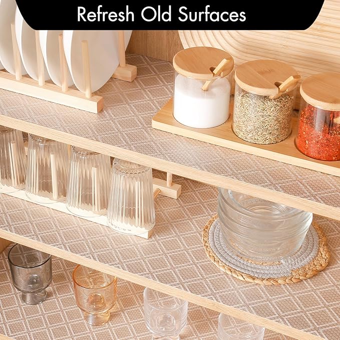 Shelf Liners for Kitchen Cabinets – Non Adhesive Drawer and Cabinet Liner - Image 3