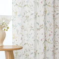 Chyhomenyc Roman Linen Blend Curtains 45 Inch Length 2 Panels, Light Filtering by Chyhomenyc