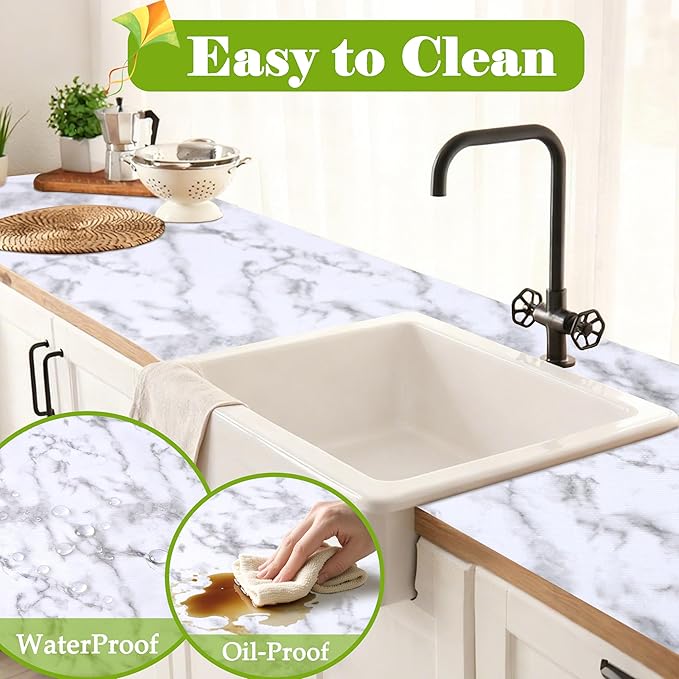Shelf Cabinet Liner 20 Inch Wide X 20 Ft Drawer Liner Non-Adhesive Waterproof - Image 4