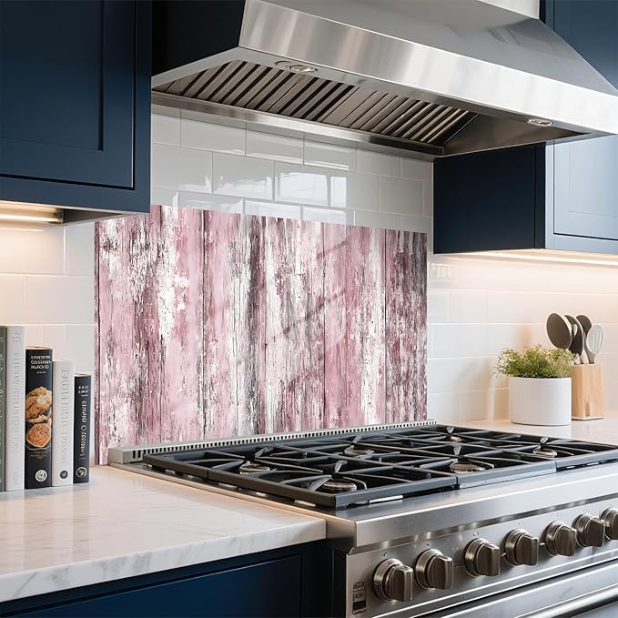 NYZE Kitchen Backsplash Stickers Waterproof Stove Backsplash Protector - Image 3