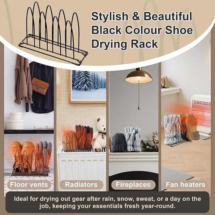 Metal Shoe Drying Rack, and Glove Drying Rack, Dryer Racks - Image 3