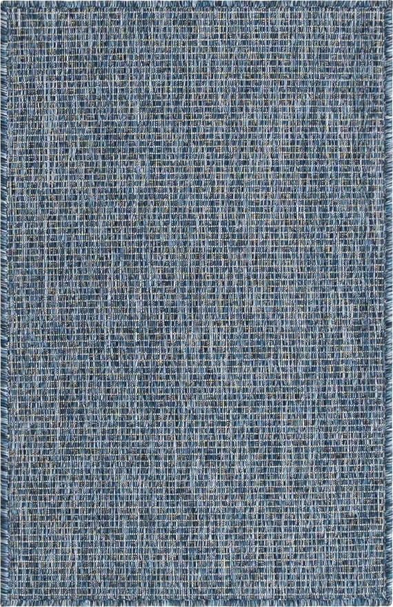 Unique Loom Collection Casual Transitional Solid Heathered Indoor/Outdoor - Image 8