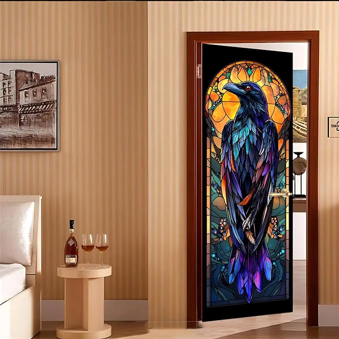 3D Door Stickers, Peel and Stick Vinyl Wallpaper, Self-Adhesive Mural Door Cover - Image 7