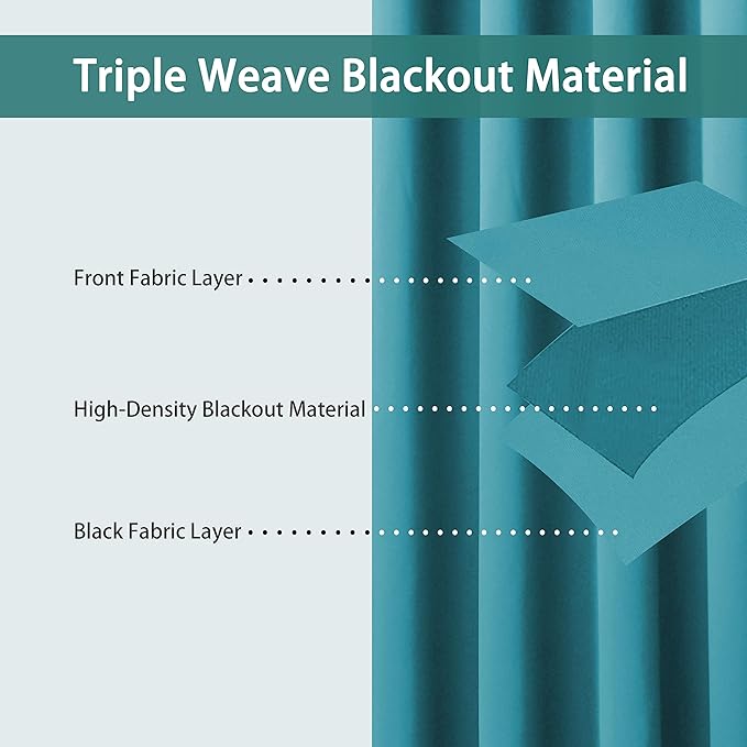 BONZER Extra Wide Room Divider Curtain Total Privacy Wall Noise Reducing - Image 7
