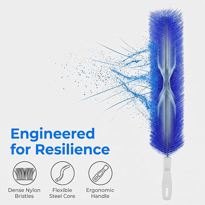 Bendable Microfiber Head, 2026 Upgraded Fan Cleaner Brush Reusable Dust Remover - Image 5