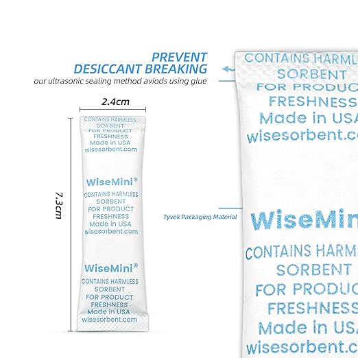 200Pcs 5g Desiccant Packs, Premium Silica Gel Packets, Food Safe Desiccant - Image 2