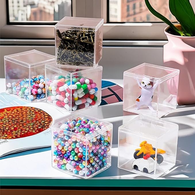 Acrylic Box Clear Acrylic Square Cube Display Boxes - Image 4