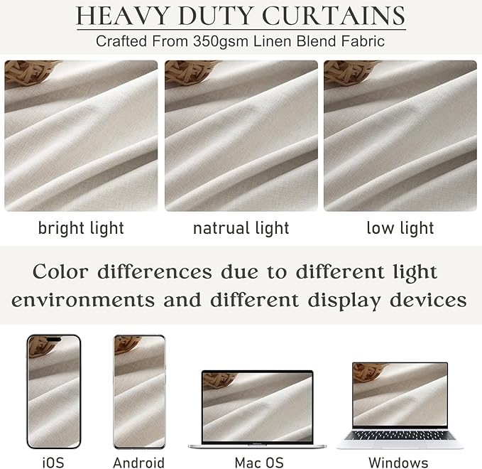94 Inch Pinch Pleat Living Room Thermal Curtains - Image 4