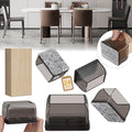 24PCS Rectangular Chair Leg Floor Protectors, Furniture Sliders, Non-Slip Felt by Indemo