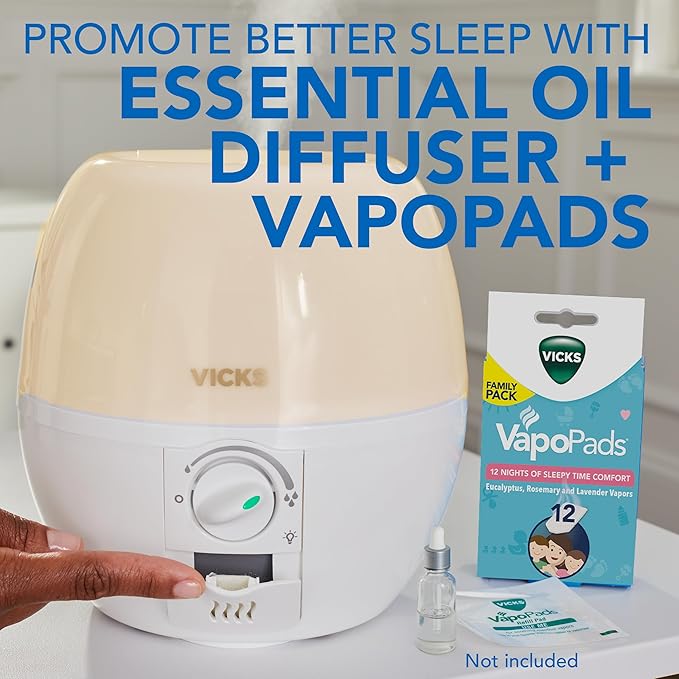 Vicks Humidifier 3-in-1 SleepyTime Cool Mist Humidifier - Image 5