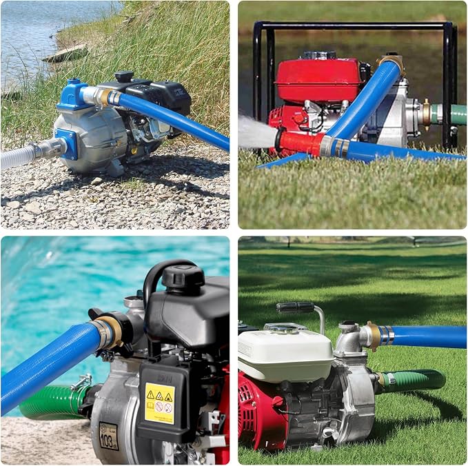 1.5" x 50 ft Backwash Hose for Swimming Pools, Heavy Duty PVC Lay Flat Water - Image 6