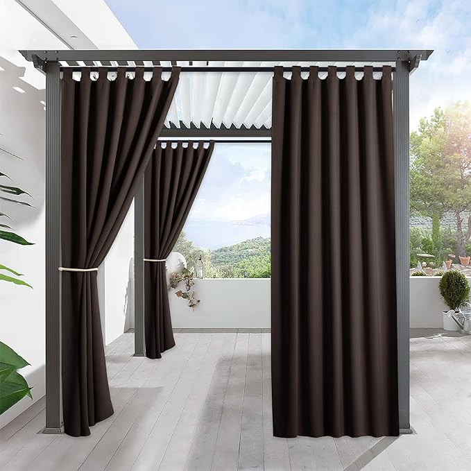 RYB HOME Outdoor Curtains for Patio by RYBHOME