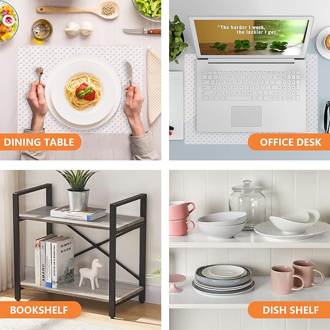 Shelf Liners for Kitchen Cabinets, Waterproof Kitchen Cupboard Liner, - Image 2