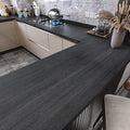 WESTICK Black Wood Countertop Contact Paper Peel and Stick Wallpaper Waterproof by WESTICK