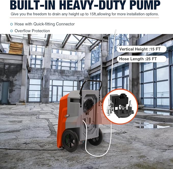 MOUNTO 180Pints LGR Industrial Dehumidifier - Image 3