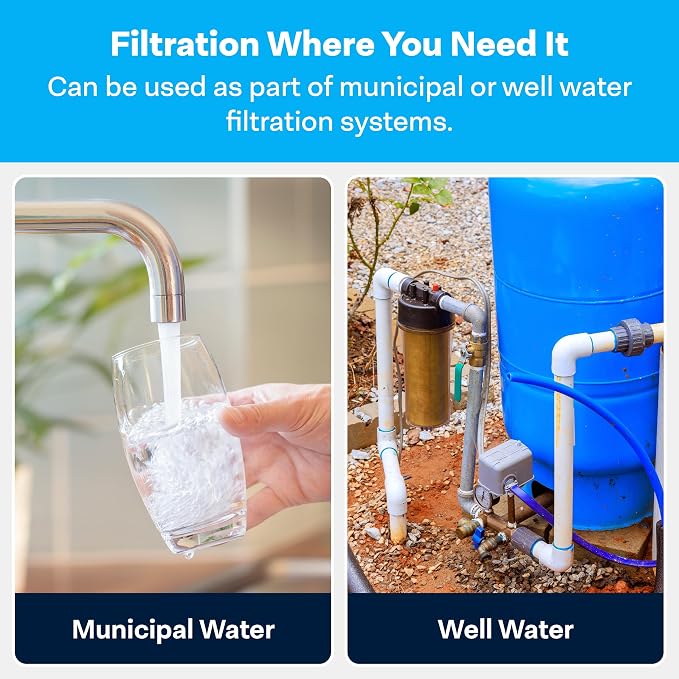 SpiroPure SP-CBC-20 20x2.5 1 Micron NSF Certified Coconut Shell Carbon Block - Image 8