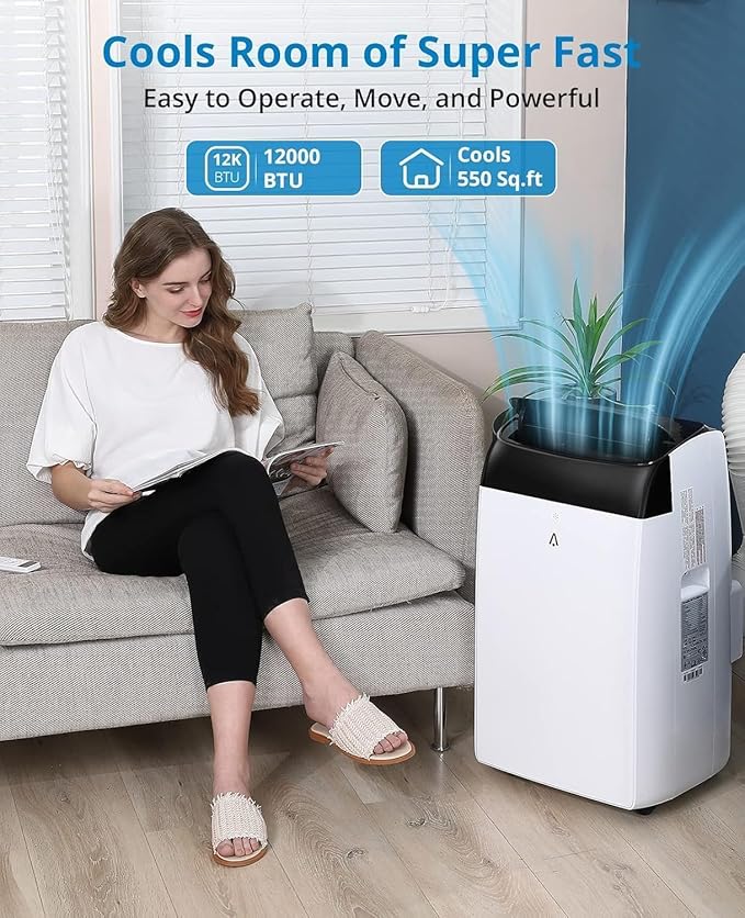 GarveeLife 12000 BTU Portable Air Conditioner 3-In-1 - Image 2