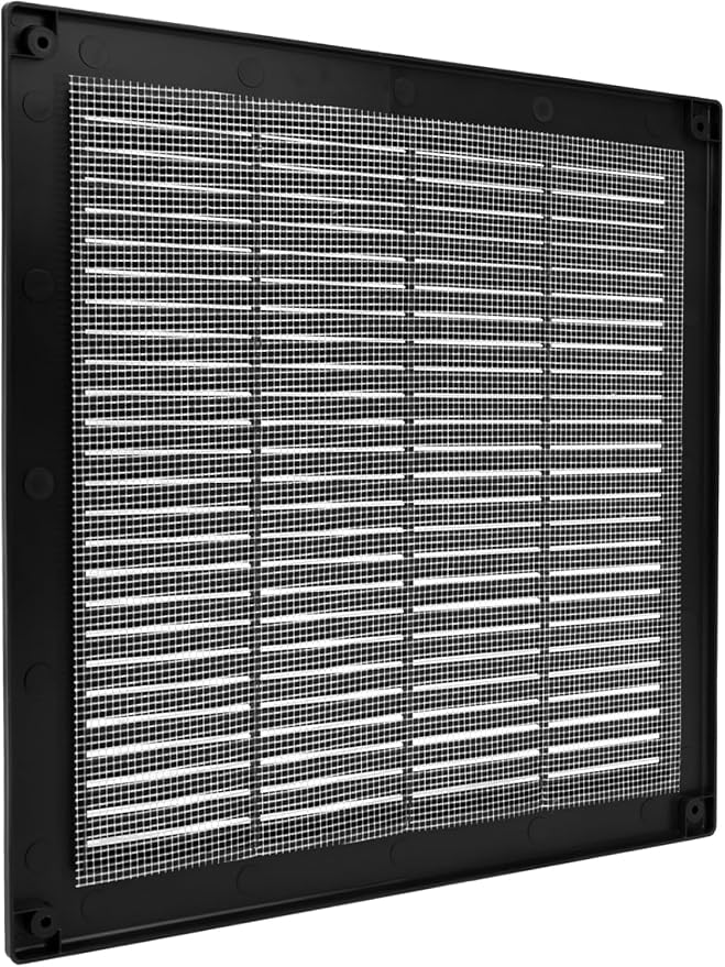 Repa Market 12 x 12 Inch Black Square Air Vent Cover - Image 9