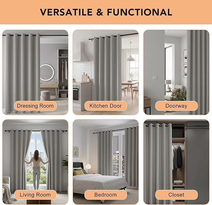 BONZER Room Dividers Curtain - Image 5