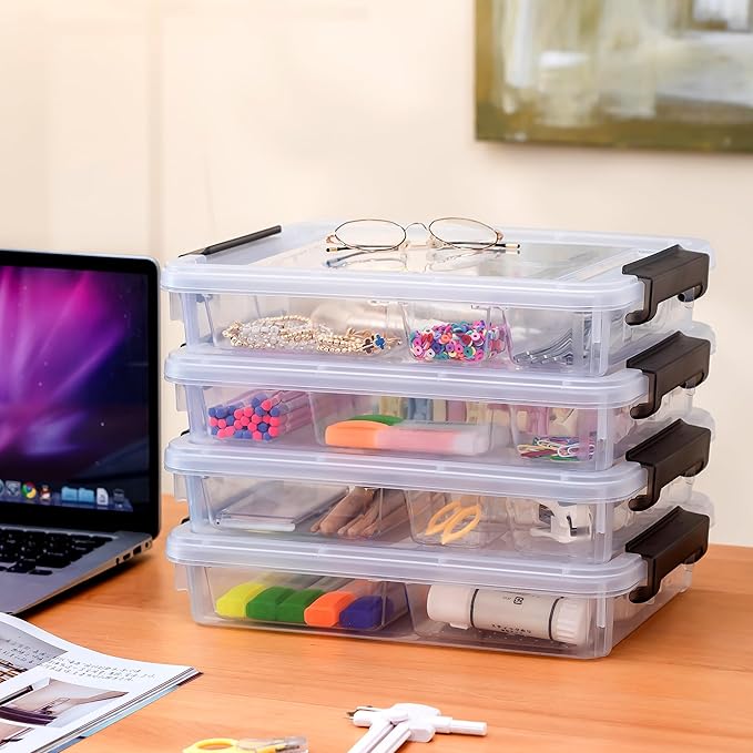 Citylife 4PCS Plastic Storage Bins - Image 2