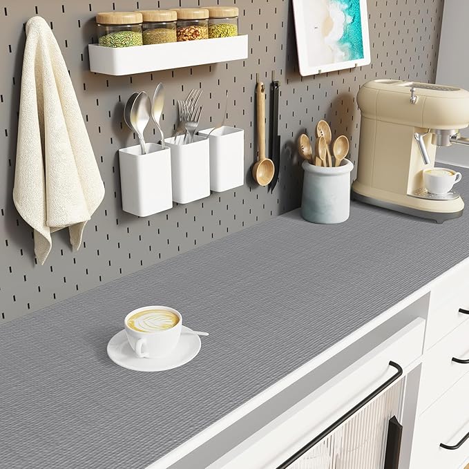 Drawer Liner, Shelf Liners for Kitchen Cabinet Waterproof & Oil-Proof Cupboard - Image 8
