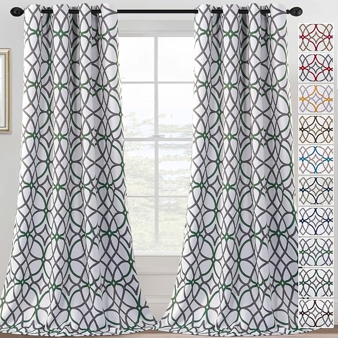 H.VERSAILTEX Blackout Curtains 108 inch Length 2 Panels Set Thermal Curtains & by HVERSAILTEX