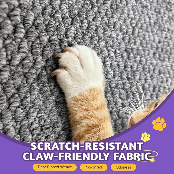 Door Protector from Cat Scratching 19.6" x 7.8" Cat Wall Corner Scratcher - Image 2