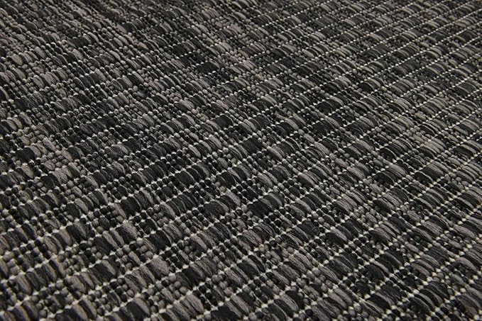 Unique Loom Collection Casual Transitional Solid Heathered Indoor/Outdoor - Image 7