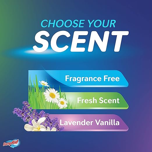 DampRid Lavender Vanilla Hanging Moisture Absorber, 16 oz., 3 Pack - Image 8