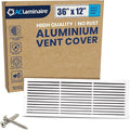 36x12 Inch Air Return Vent Cover Decorative – Premium Aluminum AC Vent Cover by LAMINAIRE